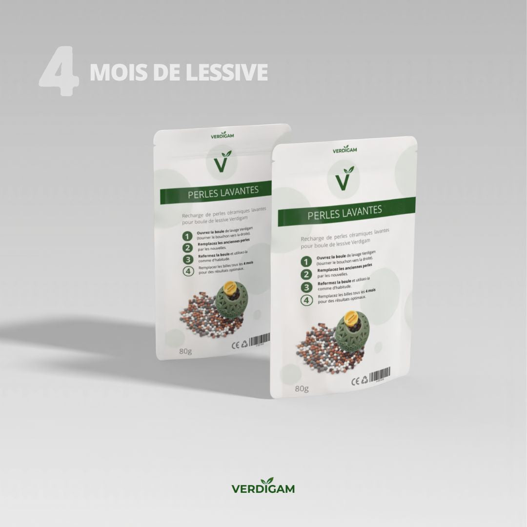 Recharges de perles lavantes