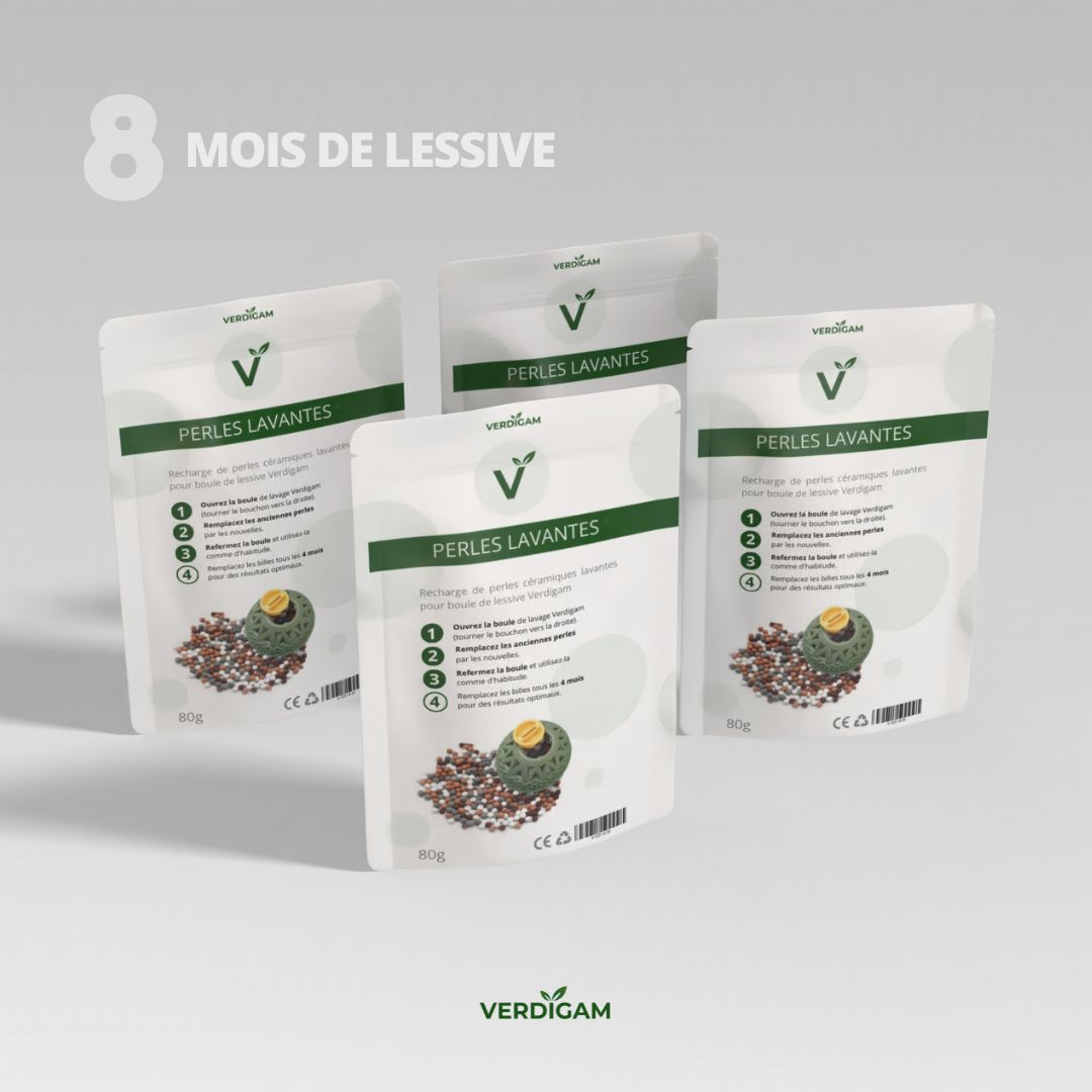 Recharges de perles lavantes