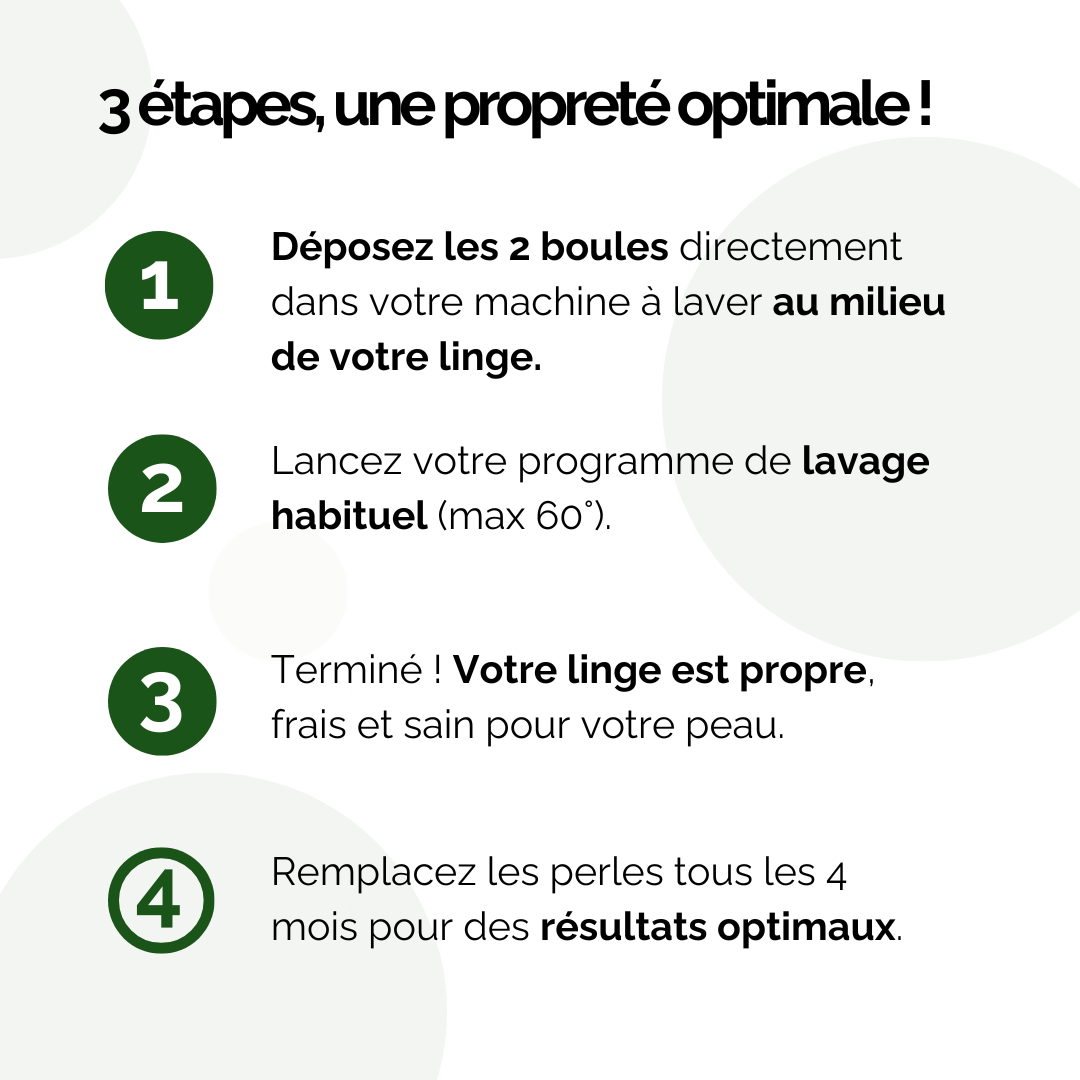 Boules de lessive écologiques